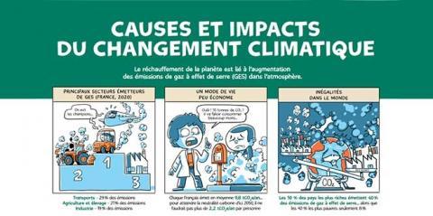 causes et impacts du changement climatique